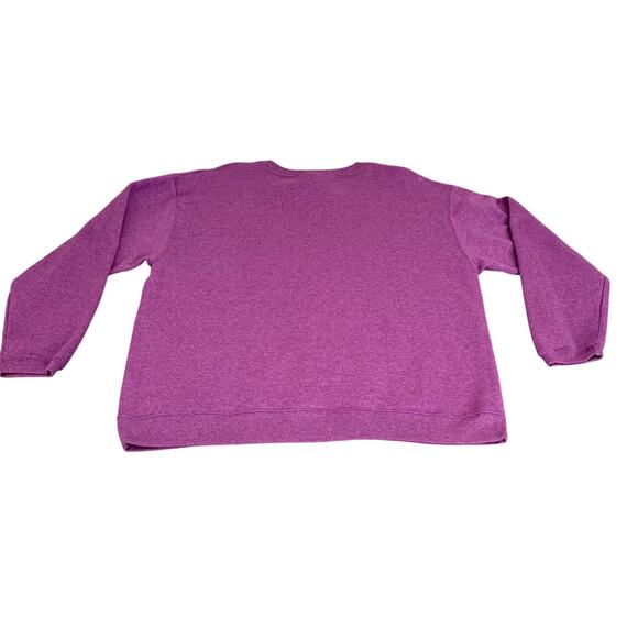 Hanes Womens Purple Sweatshirt Size L NWOT - Picture 6 of 8